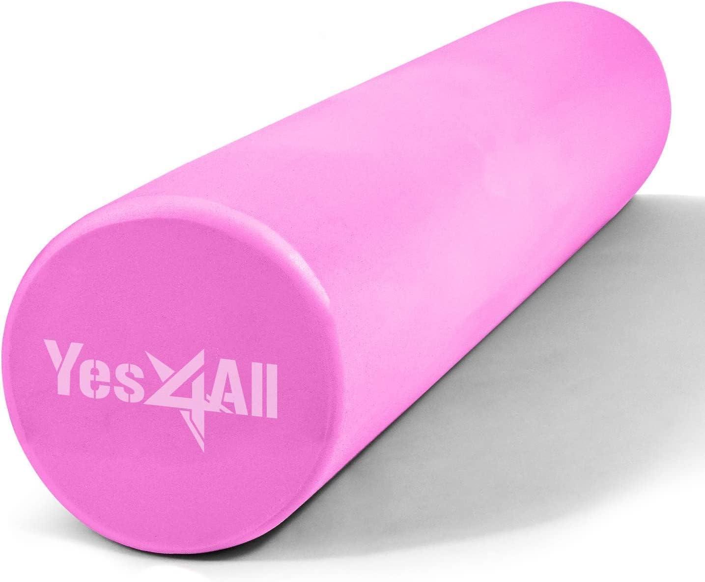 imageYes4All EVA Firm Foam Rollers for Yoga ampamp Pilates Available in 12 18 24 36 inch Yoga Roller for Massage Stretching Core StrengtheningC Violet