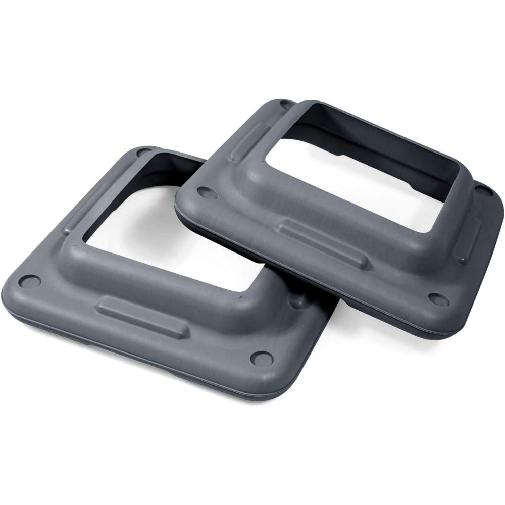 imageYes4All 16quotx16quot Extra Adjustable Risers for Aerobic Exercise Workout Step Platform Pair  Not Included Aerobic Step PlatformGrey  One Pair