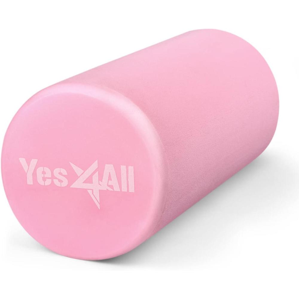 imageYes4All EVA Firm Foam Roller for Back  Round Back Roller for Exercise Yoga ampamp Pilates 12182436 inchB Pink