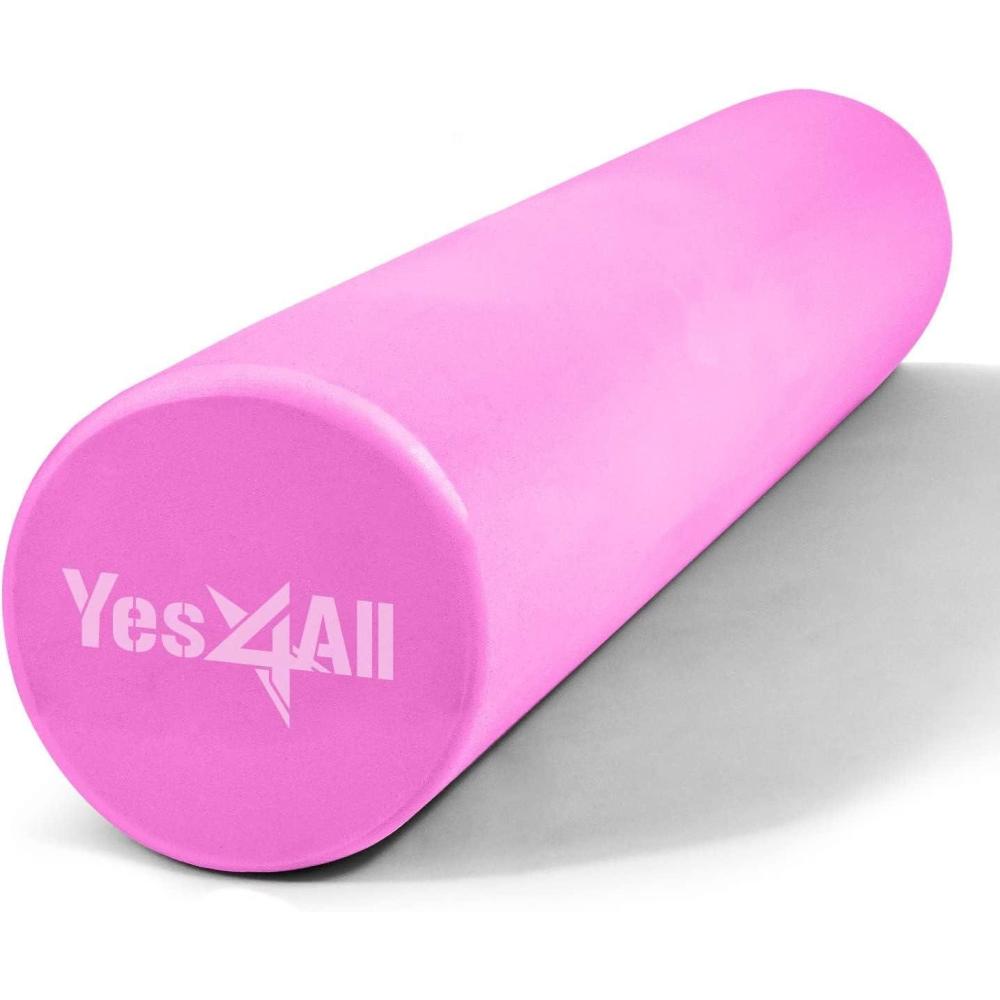 imageYes4All EVA Firm Foam Rollers for Yoga ampamp Pilates Available in 12 18 24 36 inch Yoga Roller for Massage Stretching Core StrengtheningC Violet