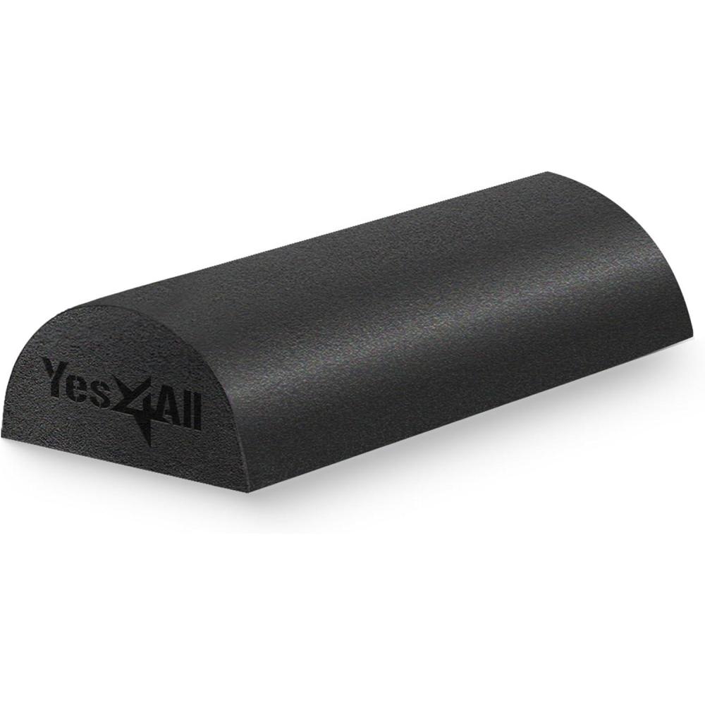 imageYes4All Medium Firm Half Foam Rollers for PostWorkout Relaxation 12182436 inch PE Foam Roll for Back Massage ampamp Yoga ExerciseBlack