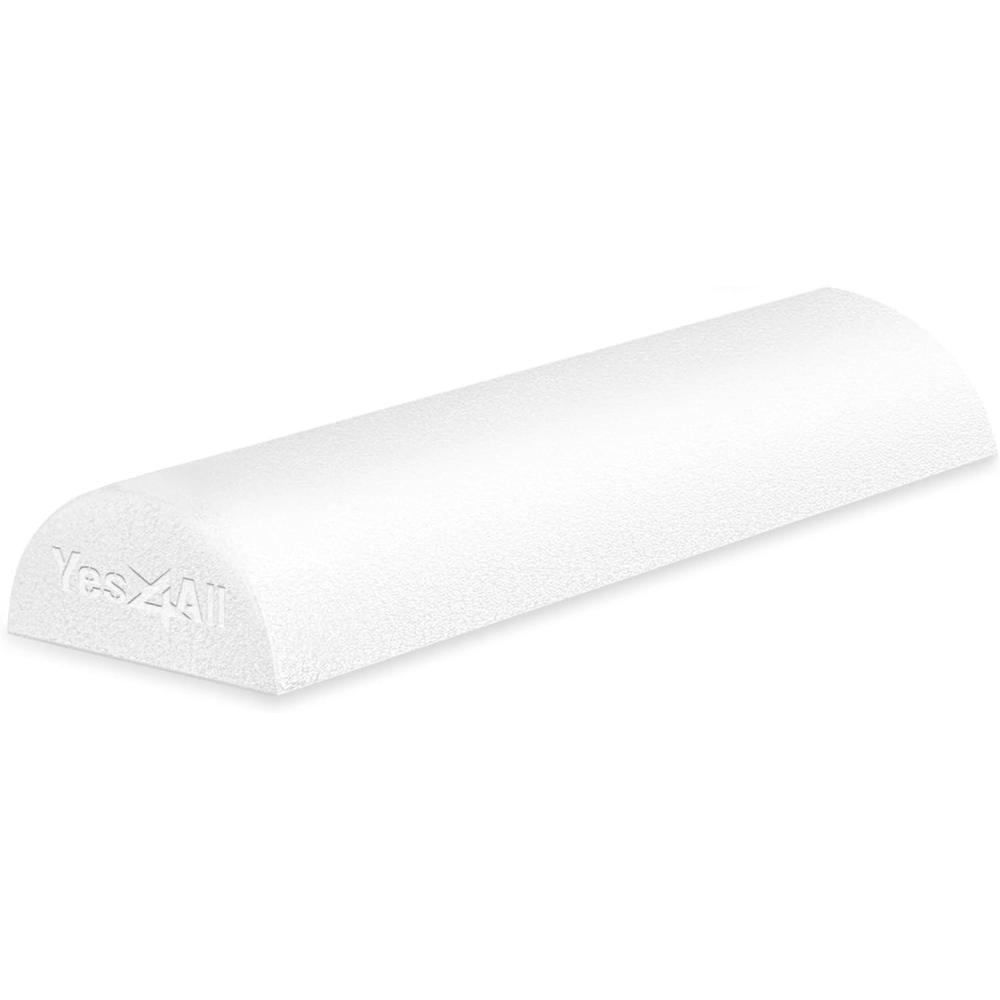 imageYes4All Medium Firm Half Foam Rollers for PostWorkout Relaxation 12182436 inch PE Foam Roll for Back Massage ampamp Yoga ExercisePremium White