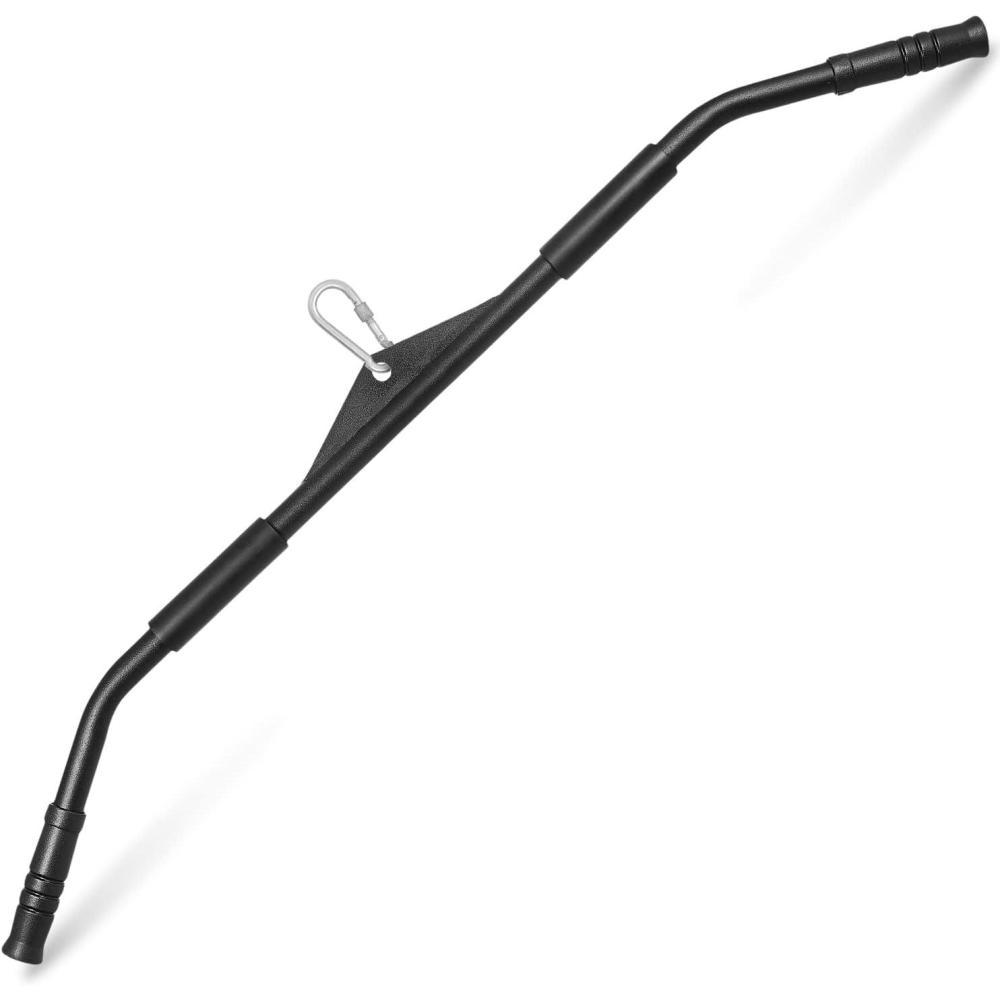imageYes4All Neutral Paddle Grip LAT Pull Down Bar Range of Motion Spreader Handle Cable AttachmentsC Lat Pull Down Bar 39 Inches Black