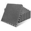 Yes4All 24SQFT-120SQFT Puzzle Exercise Mat for Home Gym, EVA Interlocking Foam Floor Tiles with Border for Workout Equipment(Grey)