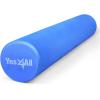 Yes4All EVA Firm Foam Roller for Back – Round Back Roller for Exercise, Yoga & Pilates 12/18/24/36 inch(A. Blue)