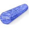 Yes4All EVA Firm Foam Roller for Back – Round Back Roller for Exercise, Yoga & Pilates 12/18/24/36 inch(N. Clematis Marbled)