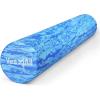 Yes4All EVA Firm Foam Roller for Back – Round Back Roller for Exercise, Yoga & Pilates 12/18/24/36 inch(O. Ocean Marbled)
