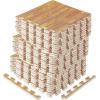 Yes4All EVA Interlocking Mats, Puzzle Floor Tiles, Foam Floor Padding with Border for Furniture, Home Space, Living Room, Garage 11,22,32 SQFT(A. Oak Wood Light)
