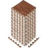 Yes4All EVA Interlocking Mats, Puzzle Floor Tiles, Foam Floor Padding with Border for Furniture, Home Space, Living Room, Garage 11,22,32 SQFT(B. Oak Wood Dark)