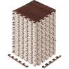 Yes4All EVA Interlocking Mats, Puzzle Floor Tiles, Foam Floor Padding with Border for Furniture, Home Space, Living Room, Garage 11,22,32 SQFT(D. Walnut Wood Dark)