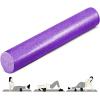 Yes4All High-Density EPP Round Back Roller Foam, Exercise Foam Roller for Yoga, Pilates & Stretching – 12, 18, 24, 36 inch(Purple)
