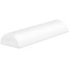 Yes4All Medium Firm Half Foam Rollers for Post-Workout Relaxation, 12/18/24/36 inch PE Foam Roll for Back Massage & Yoga Exercise(White)