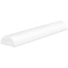 Yes4All Medium Firm Half Foam Rollers for Post-Workout Relaxation, 12/18/24/36 inch PE Foam Roll for Back Massage & Yoga Exercise(White)