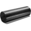 Yes4All Medium Firm Round PE Foam Roller 12, 18, 24, 36 Inches for Pilates, Yoga, Stretching, Balance & Core Exercises(Black)