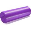 Yes4All Medium Firm Round PE Foam Roller 12, 18, 24, 36 Inches for Pilates, Yoga, Stretching, Balance & Core Exercises(Purple)