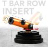 Yes4All T-Bar Row Plate Post Insert Landmine Attachment – Fit 1″ & 2” Olympic Bars – Full 360° Swivel & Easy to Install