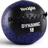 Yes4All Wall Ball, Soft Leather Weighted Iron Sand Ball for Dynamic Multifunctional Exercise, 6 LB – 30 LB(B. Soft Surface – Dynamic)