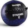 Yes4All Wall Ball, Soft Leather Weighted Iron Sand Ball for Dynamic Multifunctional Exercise, 6 LB – 30 LB(B. Soft Surface – Dynamic)