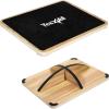 Yes4All 350LBS Professional Wooden Balance Board for Leg Workout, Anti-Slip Rocker Board, Wobble Board for Standing Desk(D. 360 Degree Rotation)