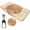 Yes4All 350LBS Professional Wooden Balance Board for Leg Workout, Anti-Slip Rocker Board, Wobble Board for Standing Desk(D. Maze Game)