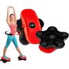 Yes4All Ab Twister Board, 15 inch XXL, Waist Twisting Disc,Twisting Stepper for Aerobic Exercise, Full Body Toning Workout, Noise-Free, 2pcs in a Box(Black/Red)