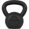Yes4All Cast Iron Kettlebell, Strength Training Kettlebells 5-80 Lb (5,10,15,20,25,30,35,40,45,50,60,70,80 Lb) for Full Body Workout, Push up, Strength Training – Single & Kettlebell Set of 2 for Men(G.Black 35lbs)
