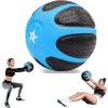 Yes4All Medicine Ball with Dual Texture Grip, Weighted Medicine Ball for Workouts Exercise Balance Training, Core Strength, Balance and Coordination Exercise, Non-Slip Rubber Shell with 6/8/10/12LBS(D. 12 Pounds)