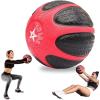 Yes4All Medicine Ball with Dual Texture Grip, Weighted Medicine Ball for Workouts Exercise Balance Training, Core Strength, Balance and Coordination Exercise, Non-Slip Rubber Shell with 6/8/10/12LBS(C. 10 Pounds)