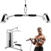 Yes4All Neutral Paddle Grip LAT Pull Down Bar, Range of Motion Spreader Handle Cable Attachments(B. Press Down Bar 27 Inches)