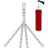 Yes4All Punching Bag Hanger, Heavy Bag Spring 555 LB Capacity, Stainless Steel Hanging Kit with Spring Hook & Carabiner, Indoor & Outdoor Mounting for Boxing Bags & Recreation(Wood Beam Hanger only)
