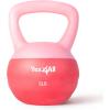 Yes4All Soft Kettlebell, PVC Kettlebells Exercise Weights & Color-Coded Strength Training Kettlebells with 4 Options (5,10,15,20lb), Gentle Hand Weights for Women at Home(05lb – Pink)