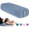 Yes4All Triple-Layer Sponge Yoga Bolster Pillow for Restorative Yoga & Meditation – Versatile Yoga Support Pillow, Balance & Poses Modification(A. Blue)