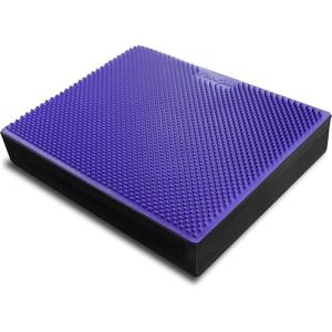 Yes4All Balance Pad, Nonslip TPE Foam Balance Pad with Upgraded Sizes – L, XL, XXL Balance Mat for Fitness, Yoga & Stability Training – Multicolor Options(M.Purple – XXL + Ultra Thick -20″ x 16″ x 3″)