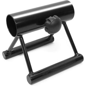 Yes4All Exercise Machine Adjustable T Bar Row Attachment, D Row Handle/Landmine Handle Attachment with Textured Rubber Handles(F. Knurl Handle for 2inch)