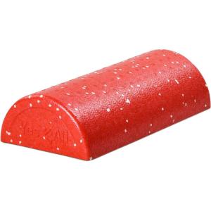 Yes4All High-Density EPP Half Round Back Roller Foam, Exercise Foam Roller for Yoga, Pilates & Stretching – 12, 18, 24, 36 inch(Red Snow)