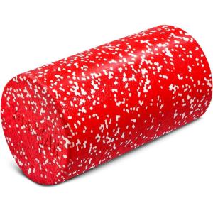 Yes4All High-Density EPP Round Back Roller Foam, Exercise Foam Roller for Yoga, Pilates & Stretching – 12, 18, 24, 36 inch(Red Snow)