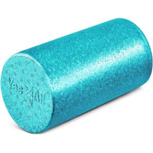 Yes4All High-Density EPP Round Back Roller Foam, Exercise Foam Roller for Yoga, Pilates & Stretching – 12, 18, 24, 36 inch(Turquoise)