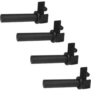 Yes4All Power Rack J-Hooks & Attachments – Heavy Duty Barbell Holders Compatible with 2×2 & 3×3 Power Racks for Home Gym(A. Weight Plate Attachment 2×2 Inches set of 4)