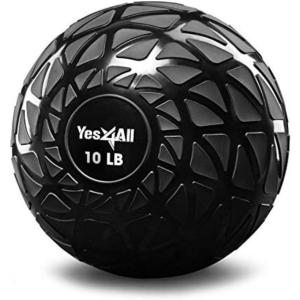 Yes4All Slam Balls, 10-40lb Weighted Ball Weight, Durable PVC Sand Filled Workout Dynamic Slam Ball for Core Strengthen(Dynamic)