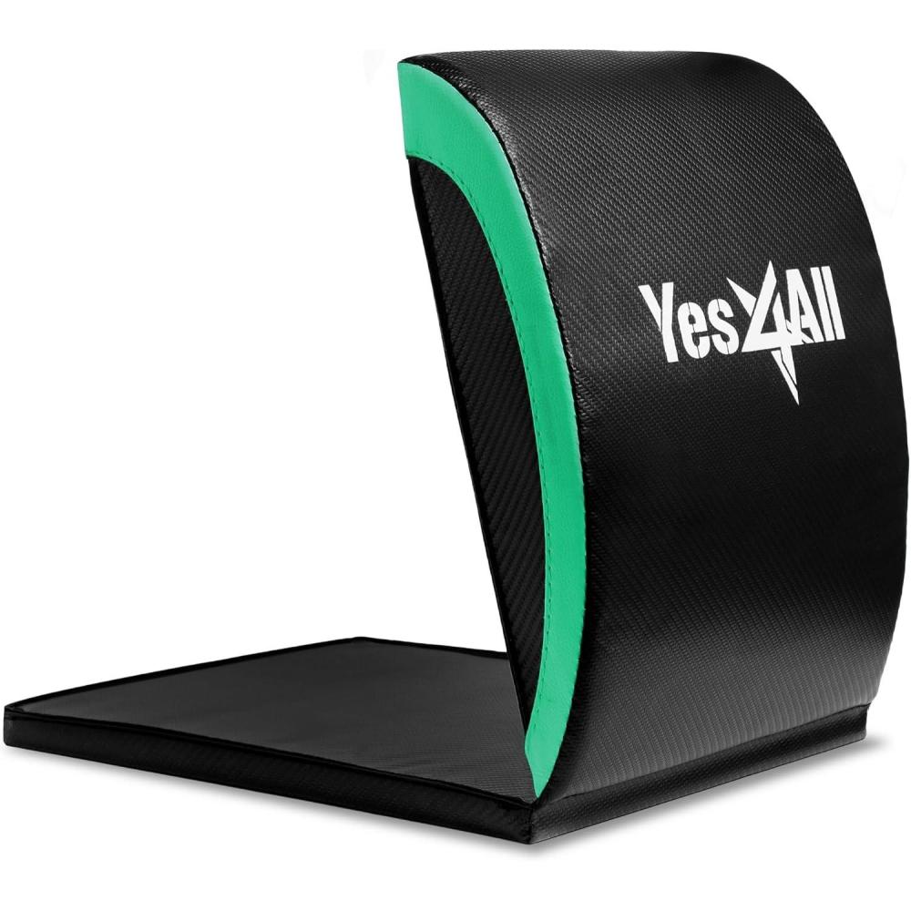imageYes4All Abdominal Exercise Pads Foldable Ab Workout Equipment for Home Gym Core Training ampamp Back Stretching Sit Up Mat for Floor ExercisesB2 Mint