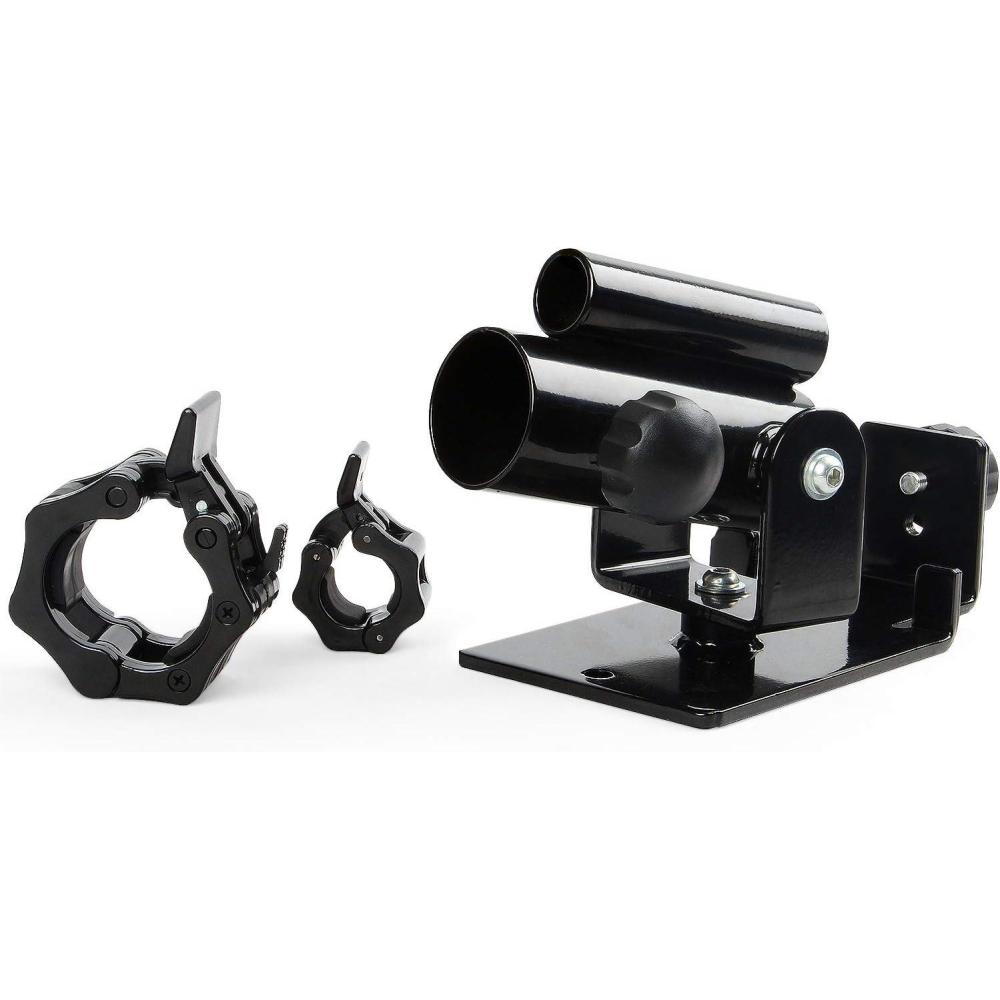 imageYes4All Deluxe TBar Row Platform  Full 360 Swivel ampamp Easy to Install  Fits 1 Standard and 2 Olympic Bars 8 Black  TBar Row Platform  Lock Jaw 1inch ampamp 2inch