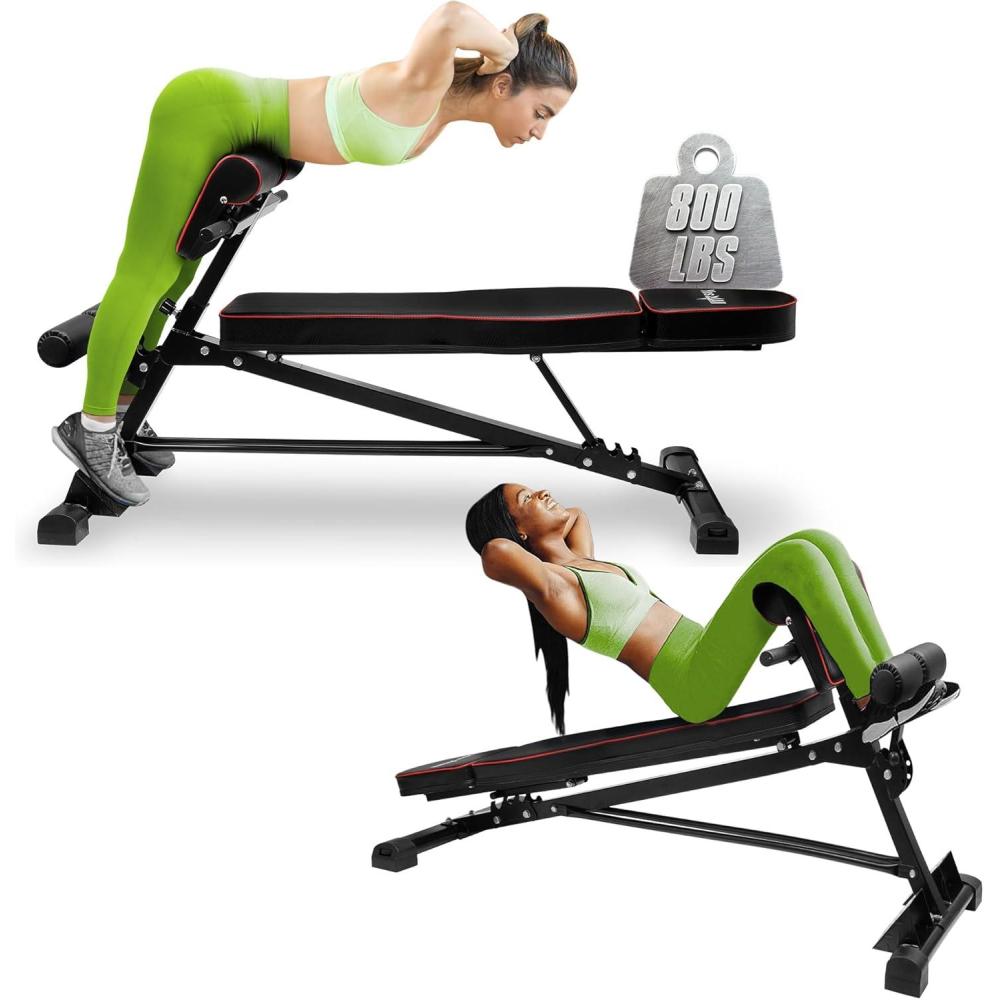 imageYes4All MultiFunctional Workout Bench Sit Up Bench Weight Bench Roman Chair ampamp Back Extension for Core Training