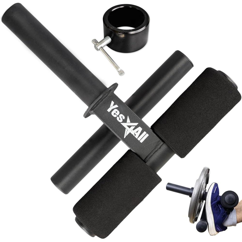 imageYes4All Tibialis Trainer Professional Calf Raise Machine Effective Tibia Dorsi Calf Machine Ideal for Weight Plate 2 InchesA Tib Bar