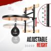 Yes4All 24 inches Adjustable Speed Bag Platform with Upgraded Speed Balls, Wall Mount Punching Bag Boxing Training Full Kit