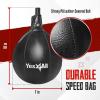 Yes4All 24 inches Adjustable Speed Bag Platform with Upgraded Speed Balls, Wall Mount Punching Bag Boxing Training Full Kit