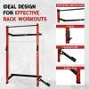 Yes4All 2″ x 2″ Tube with 1″ Hole Space Saving Folding Wall Mounted Squat Rack for Home Gym, 1000lbs Capacity Steel Power Cage with Adjustable Pull-Up Bar, 360 Degree Landmine & Strong Steel J-Hooks