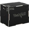 Yes4All 3 in 1 Non-Slip Wooden Plyo Box, Step Up Box for Workout, Plyometric Jump Box for Skipping, Jumping, Lunges, Squats, Dips(A. Black)