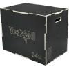 Yes4All 3 in 1 Non-Slip Wooden Plyo Box, Step Up Box for Workout, Plyometric Jump Box for Skipping, Jumping, Lunges, Squats, Dips(A. Black)