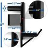 Yes4All Alloy Steel Barbell Holder J-Hooks And Premium Spotter Arms For 2×2 Power Rack/Power Cage/Squat Rack – 1,000 Lbs Capacity Attachments