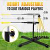 Yes4All Baseball Practice Training Equipment, 5 Elastic Bowstrings Softball/Baseball Hitting Trainer for All Ages, Adjustable Height & Portable Baseball Batting Practice Swing Trainer